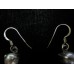925 sterling silver earring, Hallmarked, Garnet Semi Precious Gemstone, & Pearls